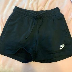 Women’s Nike black sweat shorts